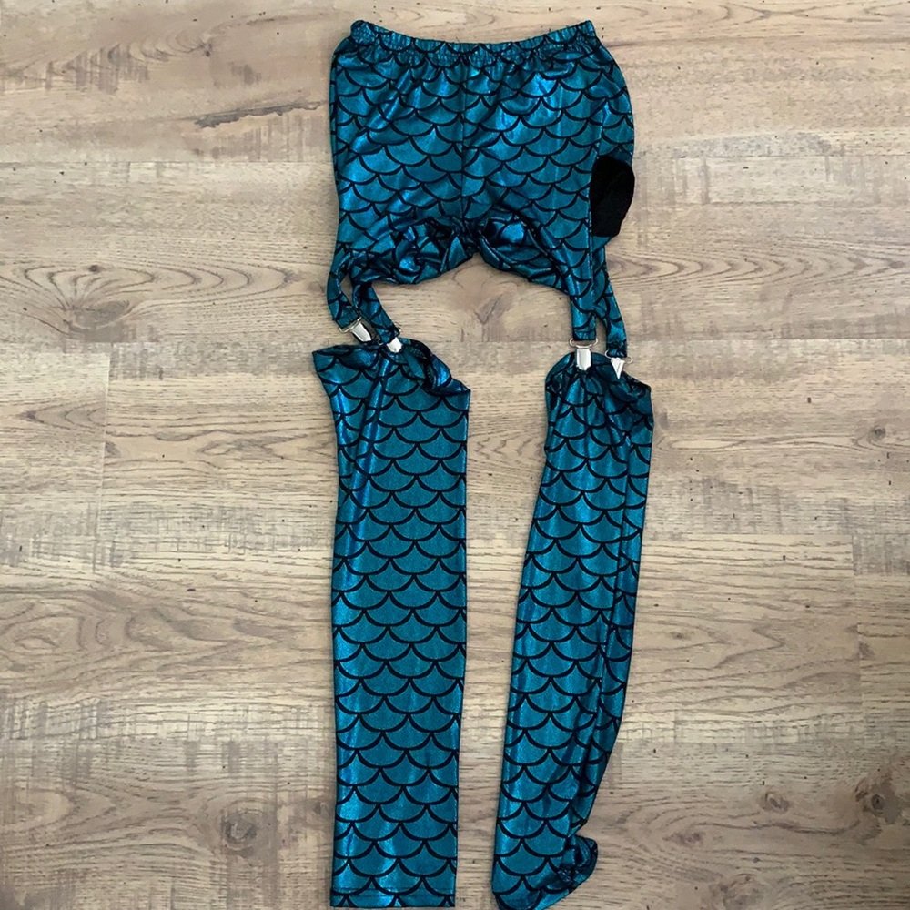 Mermaid detachable leggings